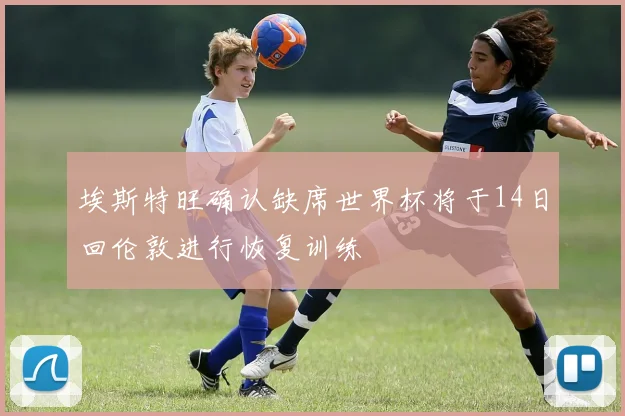 埃斯特旺确认缺席世界杯将于14日回伦敦进行恢复训练